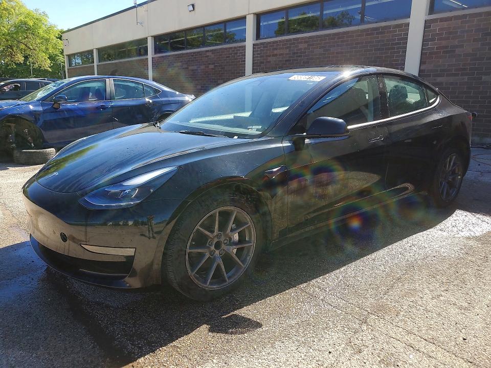 2023 Tesla Model 3 VIN 5YJ3E1EAXPF436193 COPART salvage auction — UNDERCARRIAGE, Il - Salvage Certificate, sold $6,100 on 2026-07-13 (photo 1)