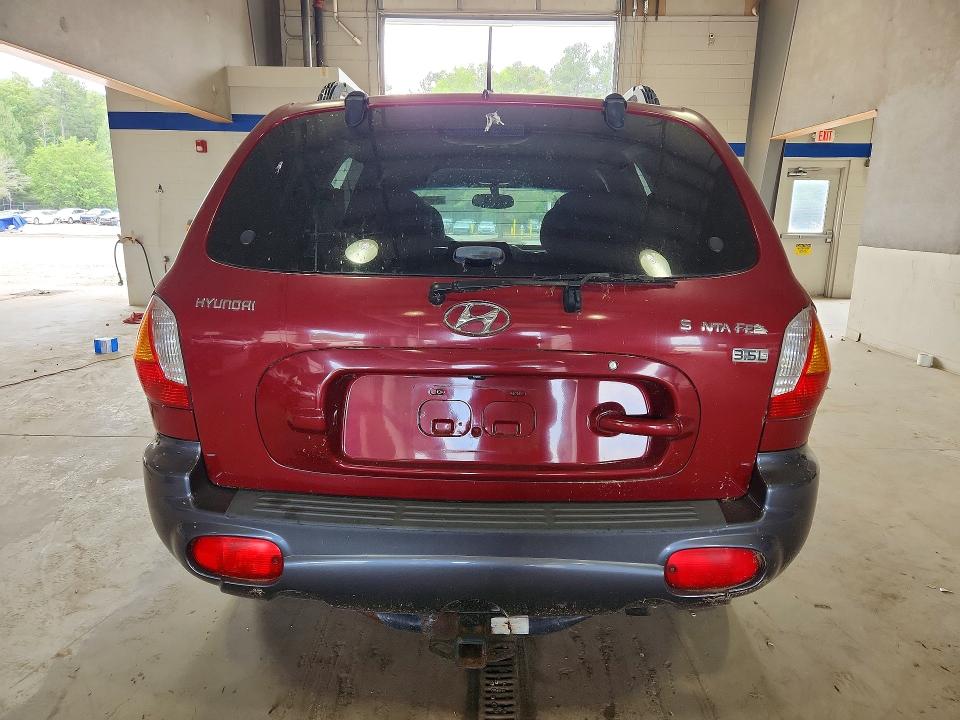 2004 Hyundai Santa fe VIN KM8SC13E44U798803 COPART salvage auction — FRONT END, VA - CERT OF TITLE - SALVAGE, sold $350 on 2026-07-02 (photo 6)