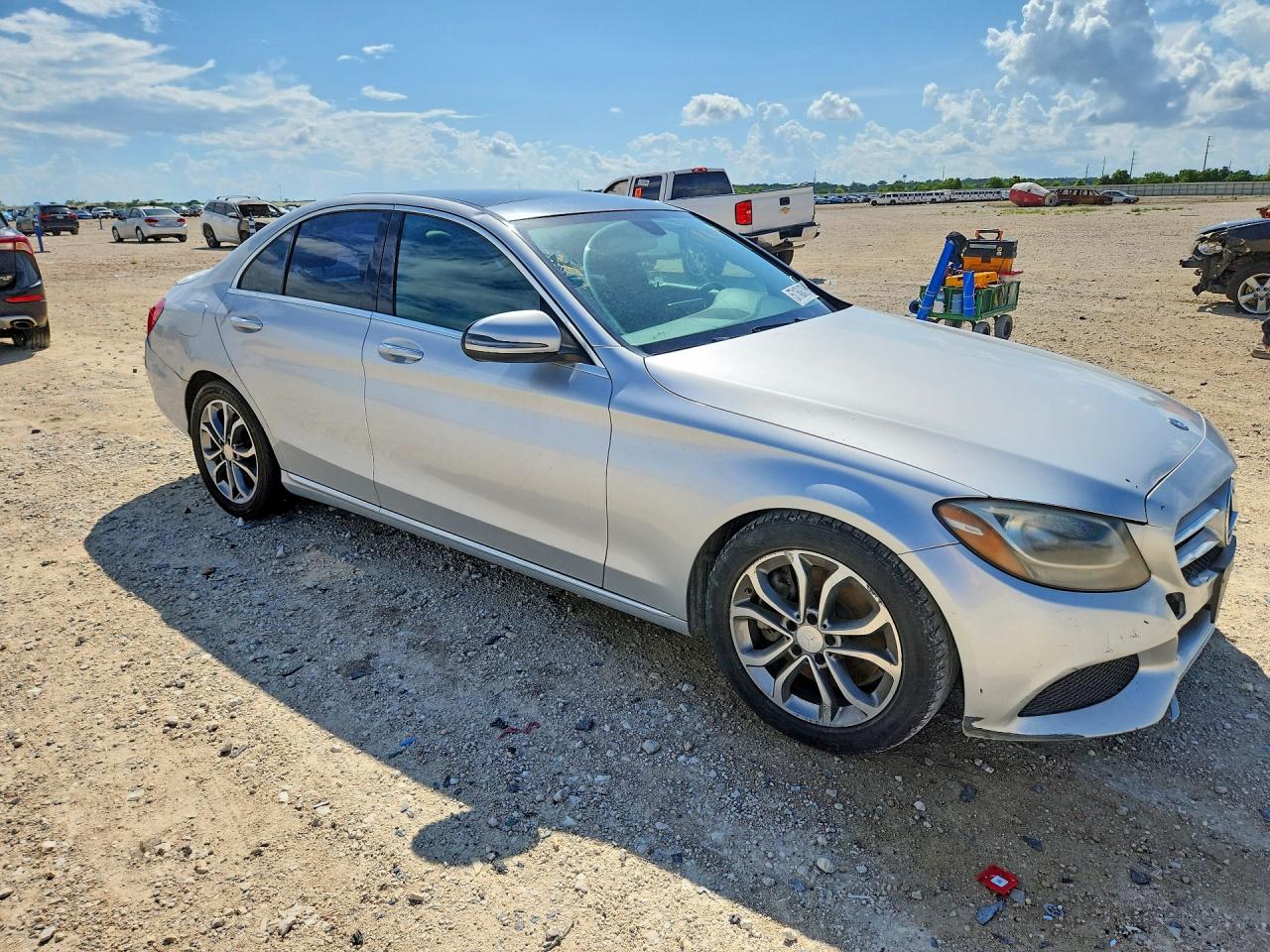 2016 Mercedes-Benz C-Class VIN 55SWF4JB3GU176308 COPART salvage auction — Normal Wear, TX - CERTIFICATE OF TITLE, sold $3,150 on 2026-07-09 (photo 4)