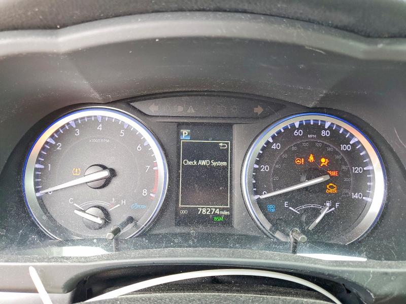 2019 Toyota Highlander VIN 5TDJZRFH1KS700363 COPART salvage auction — FRONT END, MA - CERT OF TITLE-SALVAGE (P), sold $375 on 2026-07-23 (photo 9)