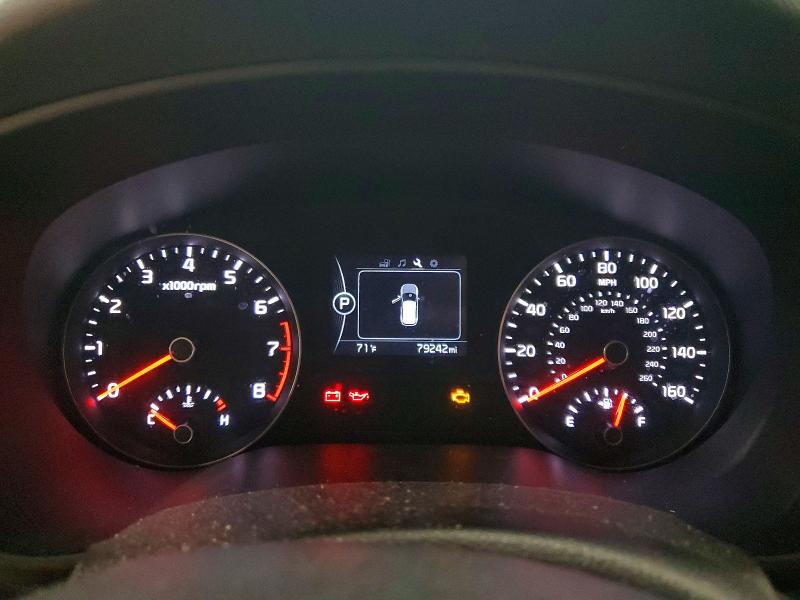 2018 Kia Sportage VIN KNDPMCAC8J7344195 COPART salvage auction — VANDALISM, Pa - Cert Of Salvage-Theft, sold $2,500 on 2026-07-08 (photo 9)