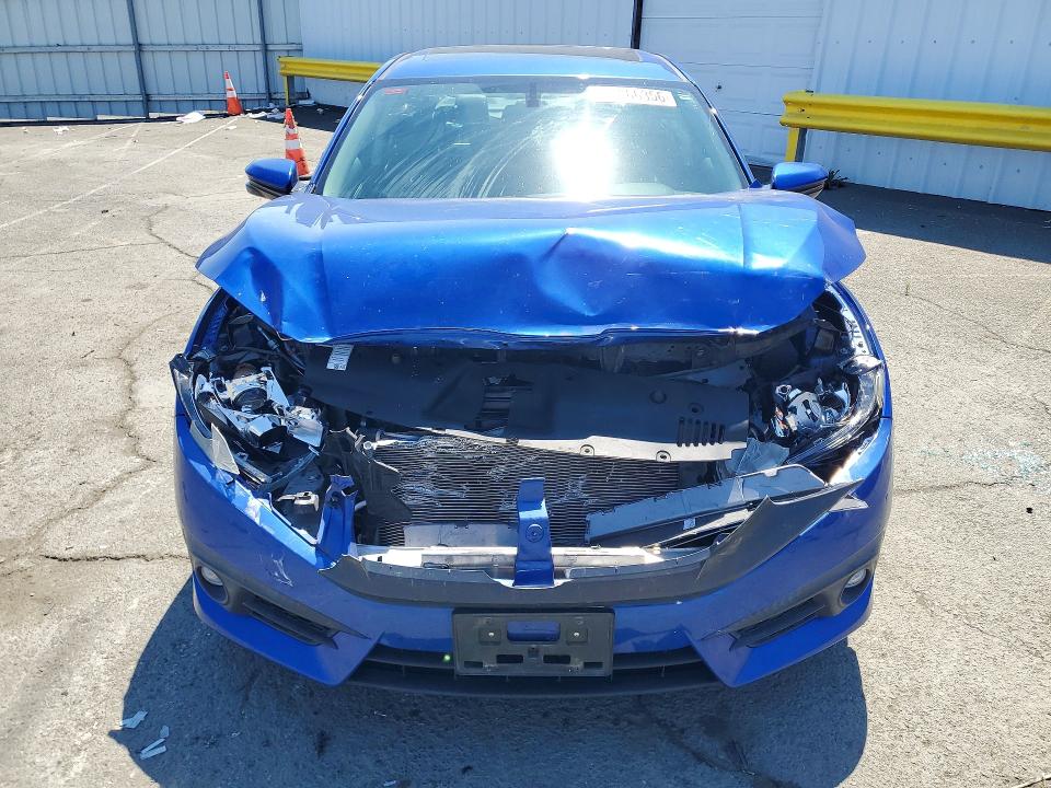 2017 Honda Civic VIN 19XFC1F70HE211262 COPART salvage auction — FRONT END, CA - SALVAGE CERTIFICATE, sold $3,850 on 2026-07-02 (photo 5)