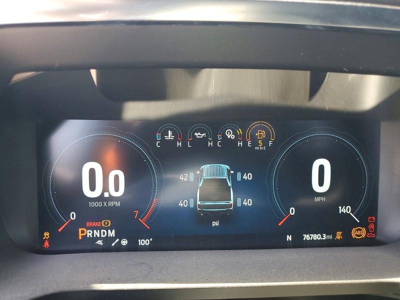 2022 Ford F-150 VIN 1FTFW1RG0NFC21018 COPART salvage auction — MECHANICAL, Ca - Salvage Certificate, sold $26,500 on 2026-07-30 (photo 9)