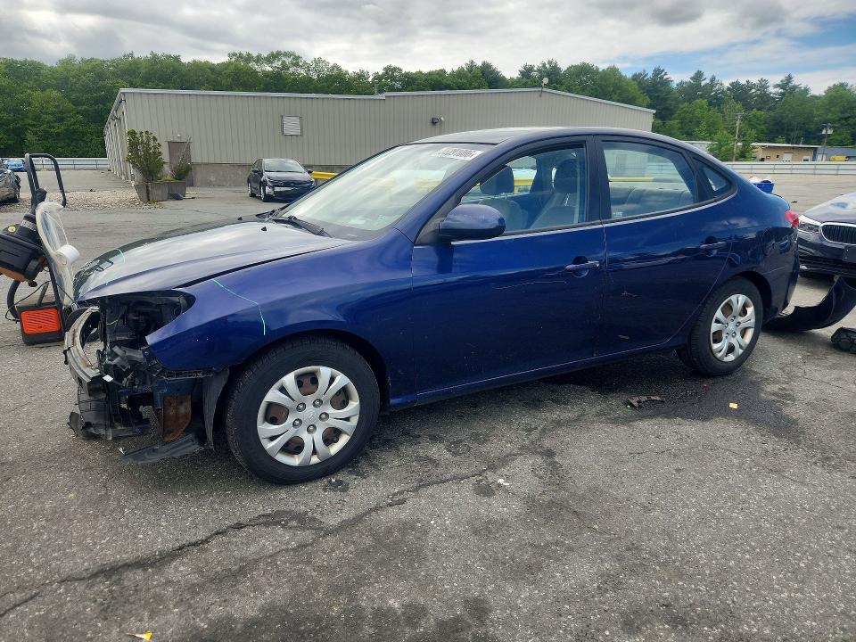 2010 Hyundai Elantra VIN KMHDU4AD3AU886657 COPART salvage auction — FRONT END, Ri - Salvage Certificate Of Title, sold $475 on 2026-07-09 (photo 1)