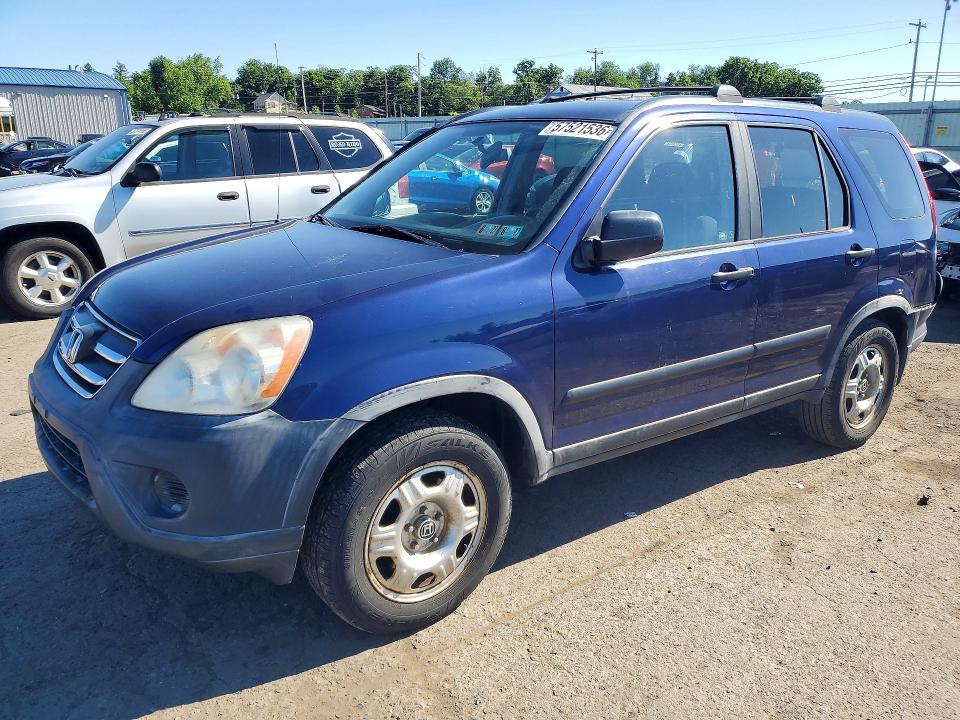 2005 Honda Cr-v VIN JHLRD78595C050604 COPART salvage auction — FRONT END, Pa - Certificate Of Salvage, sold $1,200 on 2026-07-07 (photo 1)