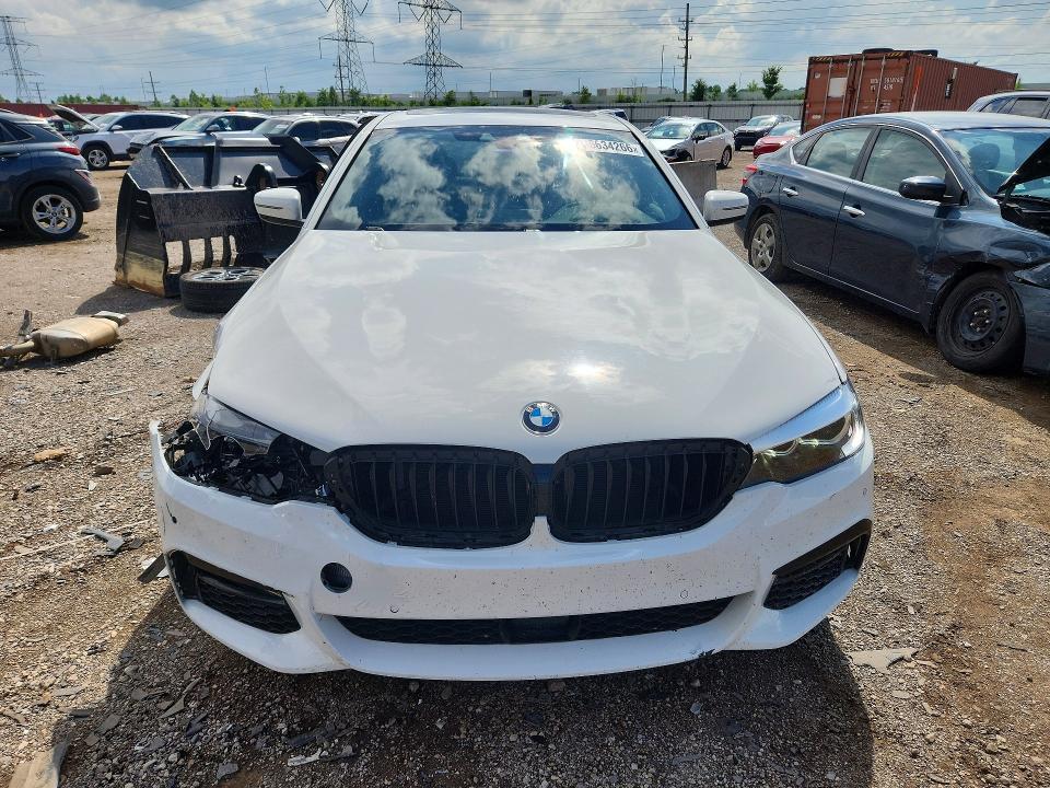 2018 BMW 5er VIN WBAJE5C58JWA95075 COPART salvage auction — FRONT END, Il - Salvage Certificate, sold $1,750 on 2026-07-28 (photo 5)