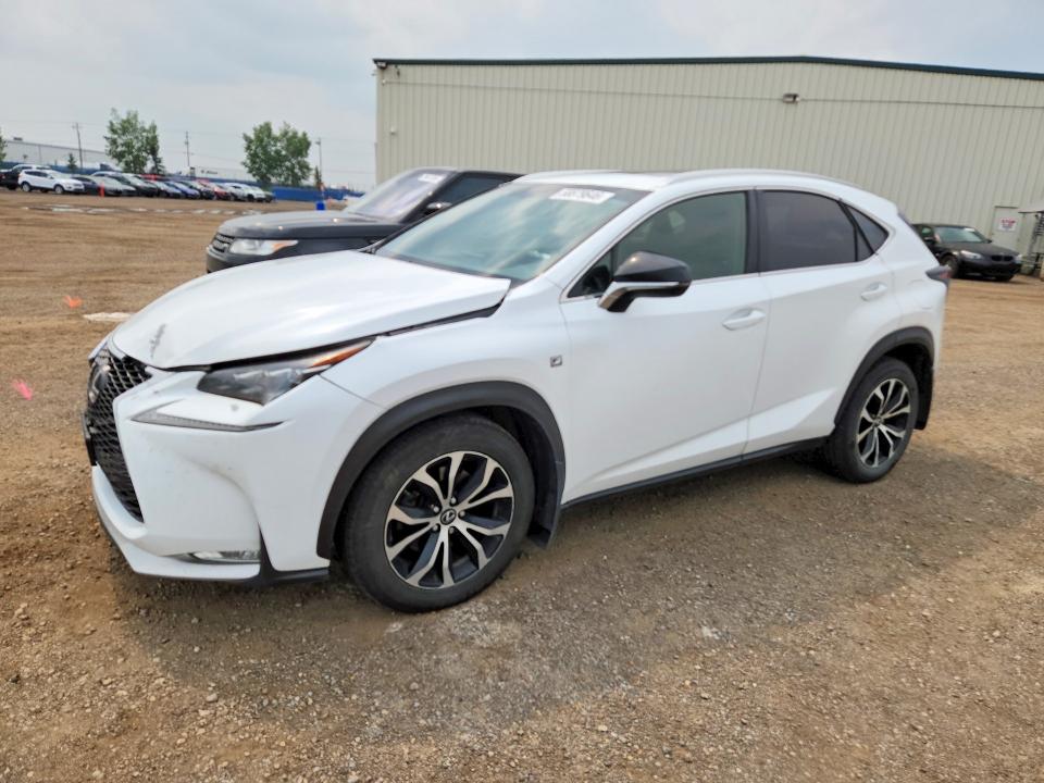 2016 Lexus Nx VIN JTJBARBZ2G2067930 COPART salvage auction — FRONT END, Ab - Bos - Salvage, sold $3,100 on 2026-07-28 (photo 1)