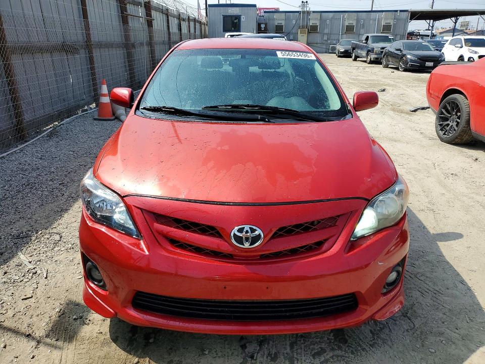 2012 Toyota Corolla VIN 5YFBU4EE2CP007096 COPART salvage auction — SIDE, Ca - Salvage Certificate, sold $950 on 2026-07-27 (photo 5)