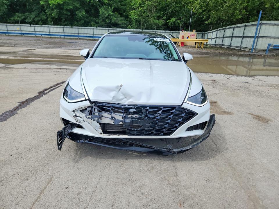 2022 Hyundai Sonata VIN KMHL14JA4NA226371 COPART salvage auction — FRONT END, Pa - Certificate Of Salvage, sold $7,600 on 2026-07-16 (photo 5)