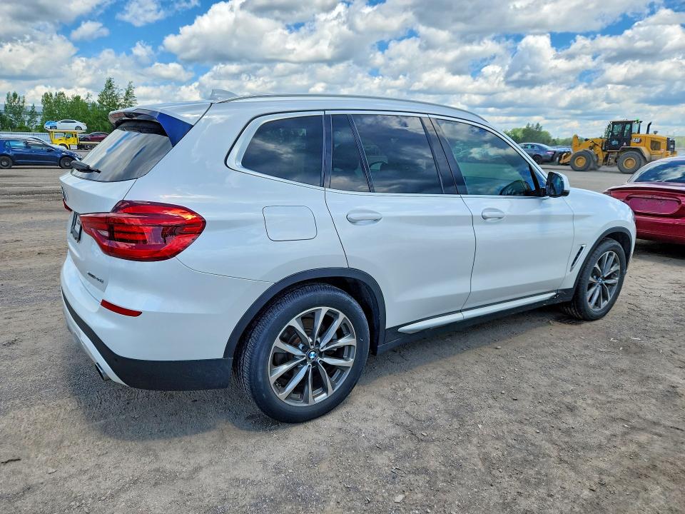 2019 BMW X3 VIN 5UXTR9C59KLP97752 COPART salvage auction — WATER/FLOOD, On - Permit No Brand - Unfit, sold $16,050 on 2026-07-07 (photo 3)