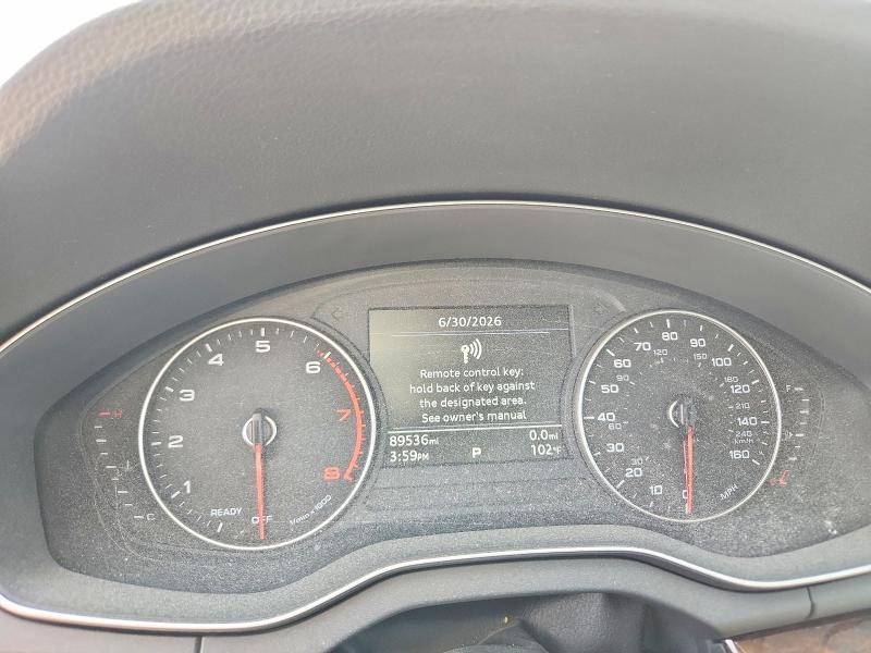 2018 Audi Q5 VIN WA1ANAFYXJ2100857 COPART salvage auction — REAR END, Tx - Certificate Of Title, sold $7,100 on 2026-07-07 (photo 9)
