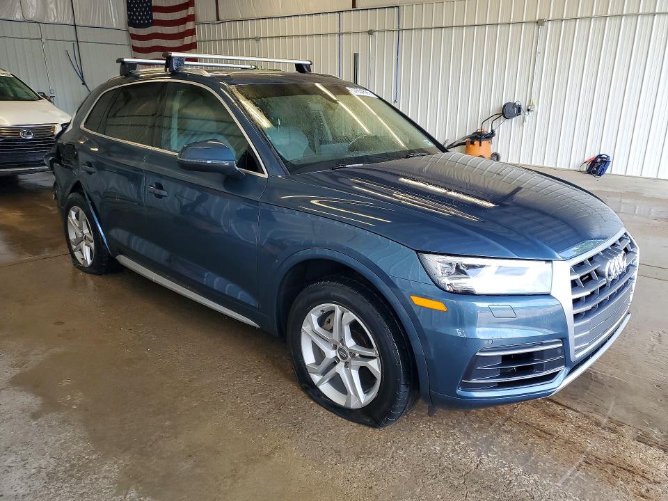 2018 Audi Q5 VIN WA1BNAFY3J2043616 COPART salvage auction — REAR END, Pa - Certificate Of Salvage, sold $425 on 2026-07-29 (photo 4)