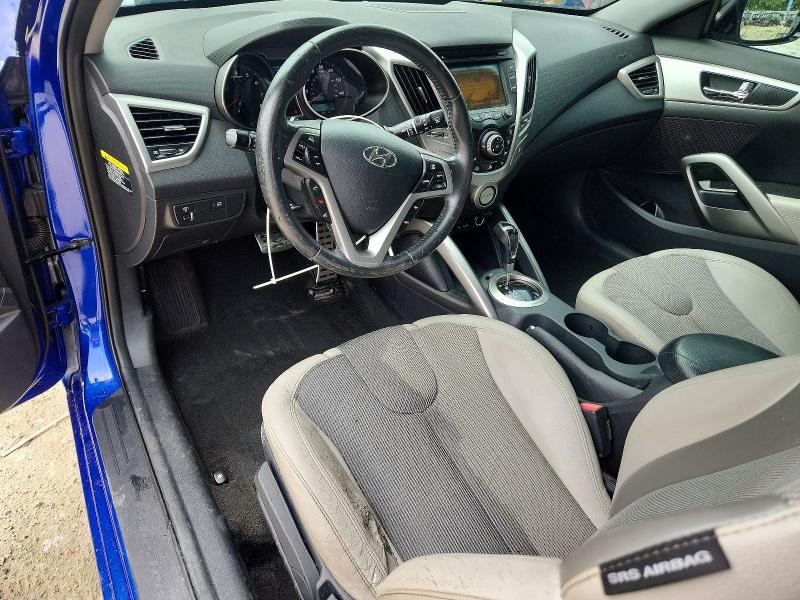 2012 Hyundai Veloster VIN KMHTC6AD1CU069796 COPART salvage auction — MECHANICAL, Fl - Cert Of Title Slvg Rebuildable, sold $350 on 2026-07-07 (photo 8)