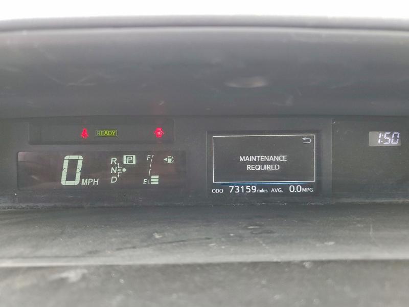 2016 Toyota Prius VIN JTDZN3EU9GJ052057 COPART salvage auction — HAIL, Ia - Cert Of Title-Salvage Title, sold $8,400 on 2026-07-22 (photo 9)