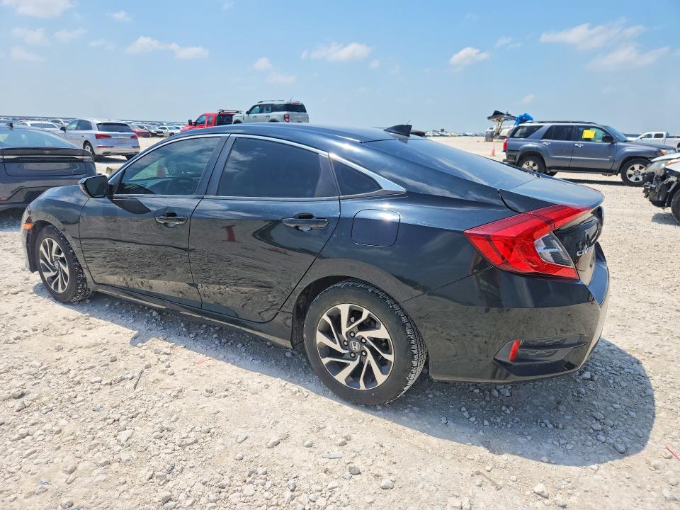 2018 Honda Civic VIN 19XFC2F76JE003169 COPART salvage auction — SIDE, Tx - Salvage Vehicle Title, sold $2,000 on 2026-07-09 (photo 2)