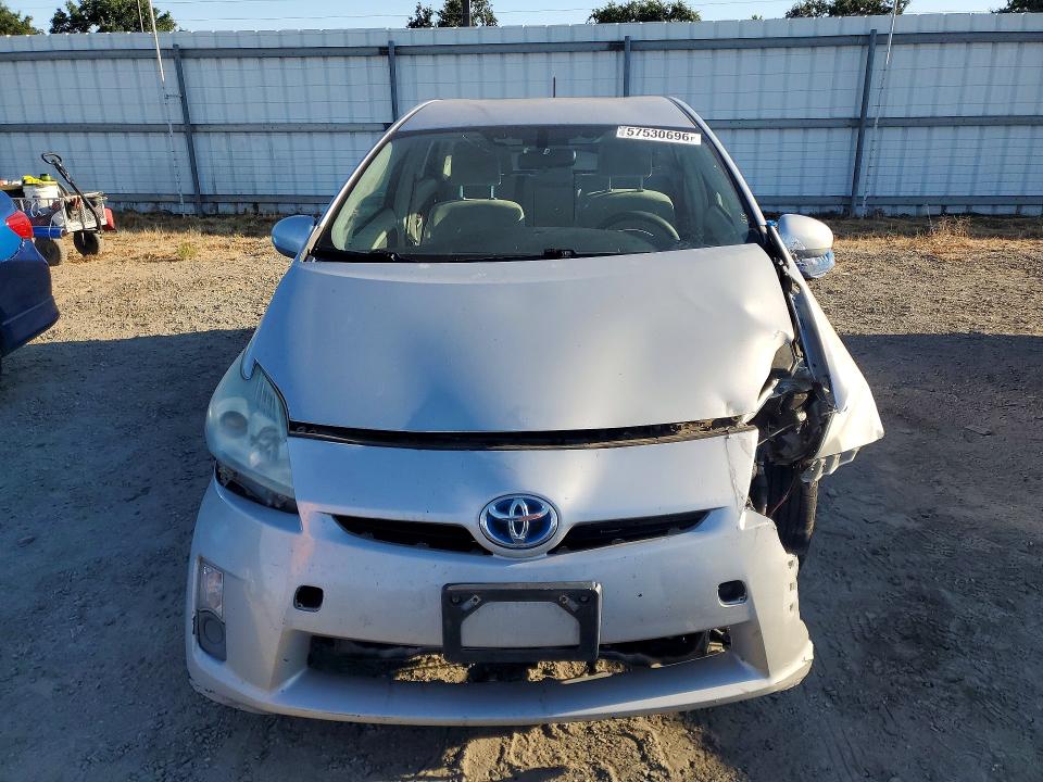 2011 Toyota Prius VIN JTDKN3DU1B0250956 COPART salvage auction — FRONT END, Ca - Salvage Certificate, sold $700 on 2026-07-09 (photo 5)