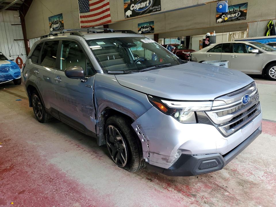 2025 Subaru Forester VIN JF2SLSED5SH415361 COPART salvage auction — SIDE, Ny - Mv-907A Salvage Certificate, sold $11,300 on 2026-07-06 (photo 4)