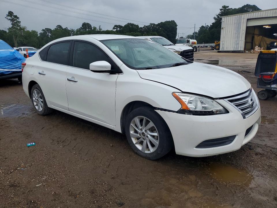 2014 Nissan Sentra VIN 3N1AB7AP9EL640370 COPART salvage auction — FRONT END, La - Cert Of Title-Salvage, sold $2,050 on 2026-07-31 (photo 4)