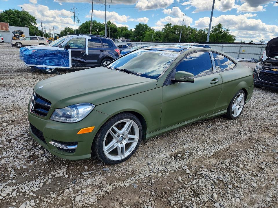 2014 Mercedes-benz C-klasse VIN WDDGJ8JB7EG292681 COPART salvage auction — FRONT END, Oh - Certificate Of Title (P), sold $6,800 on 2026-07-07 (photo 1)