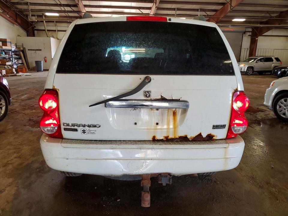 2006 Dodge Durango VIN 1D4HB58246F112115 COPART salvage auction — HAIL, Mi - Certificate Of Title, sold $200 on 2026-07-31 (photo 6)