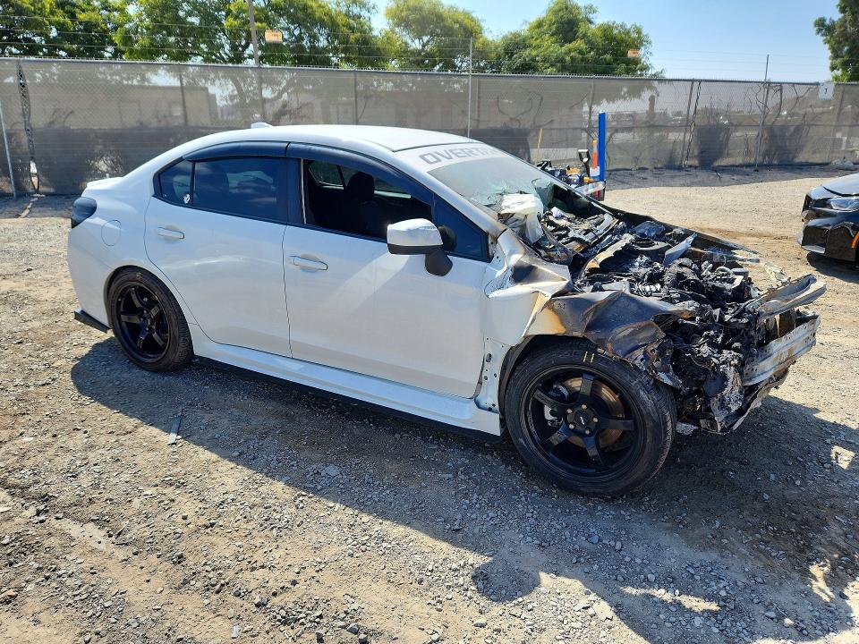2021 Subaru Wrx VIN JF1VA1A62M9806800 COPART salvage auction — BURN, CA - NON-REPAIRABLE VEHICLE CERT, sold $450 on 2026-07-28 (photo 4)