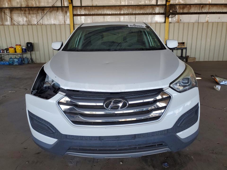 2015 Hyundai Santa fe VIN 5XYZT3LBXFG259966 COPART salvage auction — FRONT END, Az - Certificate Of Title, sold $2,750 on 2026-07-20 (photo 5)