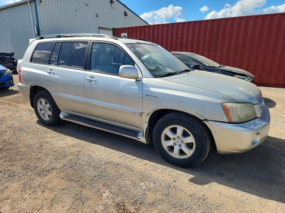 2003 Toyota Highlander VIN JTEHF21A330125014 COPART salvage auction — FRONT END, On - Permit No Brand - Unfit, sold $975 on 2026-07-16 (photo 4)