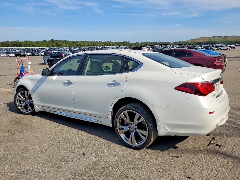 2017 Infiniti Q70 VIN JN1BY1PRXHM210804 COPART salvage auction — FRONT END, Ny - Mv-907A Salvage Certificate, sold $1,700 on 2026-07-20 (photo 2)