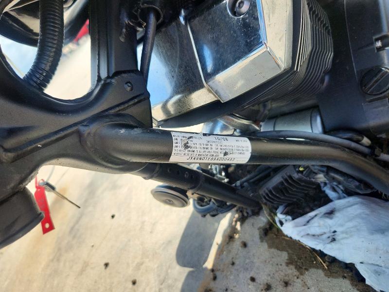 2009 Yamaha Xvs950 VIN JYAVN01E89A000493 COPART salvage auction — FRONT END, TX - SALVAGE VEHICLE TITLE (P), sold $500 on 2026-07-09 (photo 9)