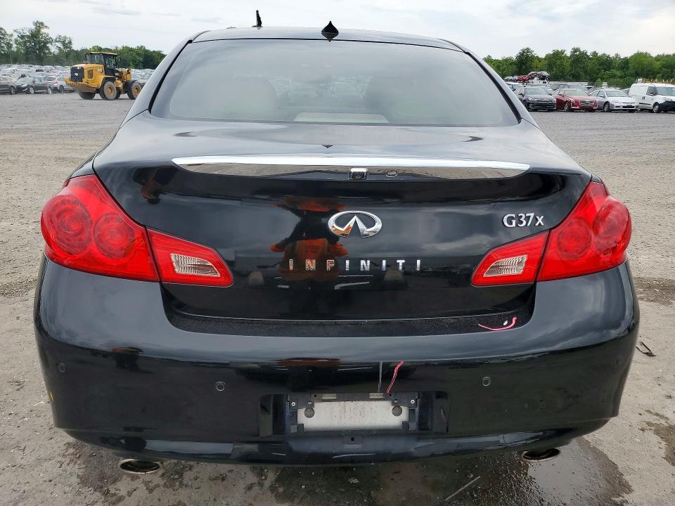 2011 Infiniti G37 VIN JN1CV6AR4BM352138 COPART salvage auction — SIDE, VA - CERT OF TITLE - SALVAGE, sold $425 on 2026-07-08 (photo 6)