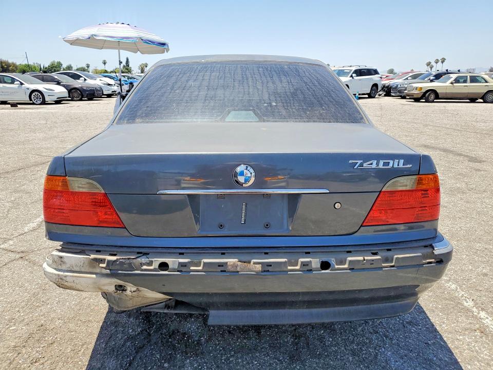 2000 BMW 7 series VIN WBAGH8349YDP13176 COPART salvage auction — MECHANICAL, In - Dis/Dlr/Exp Only Clean Title, sold $850 on 2026-07-21 (photo 6)