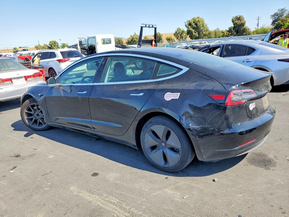 2018 Tesla Model 3 VIN 5YJ3E1EA4JF165705 COPART salvage auction — FRONT END, Ca - Salvage Certificate, sold $2,900 on 2026-07-27 (photo 2)