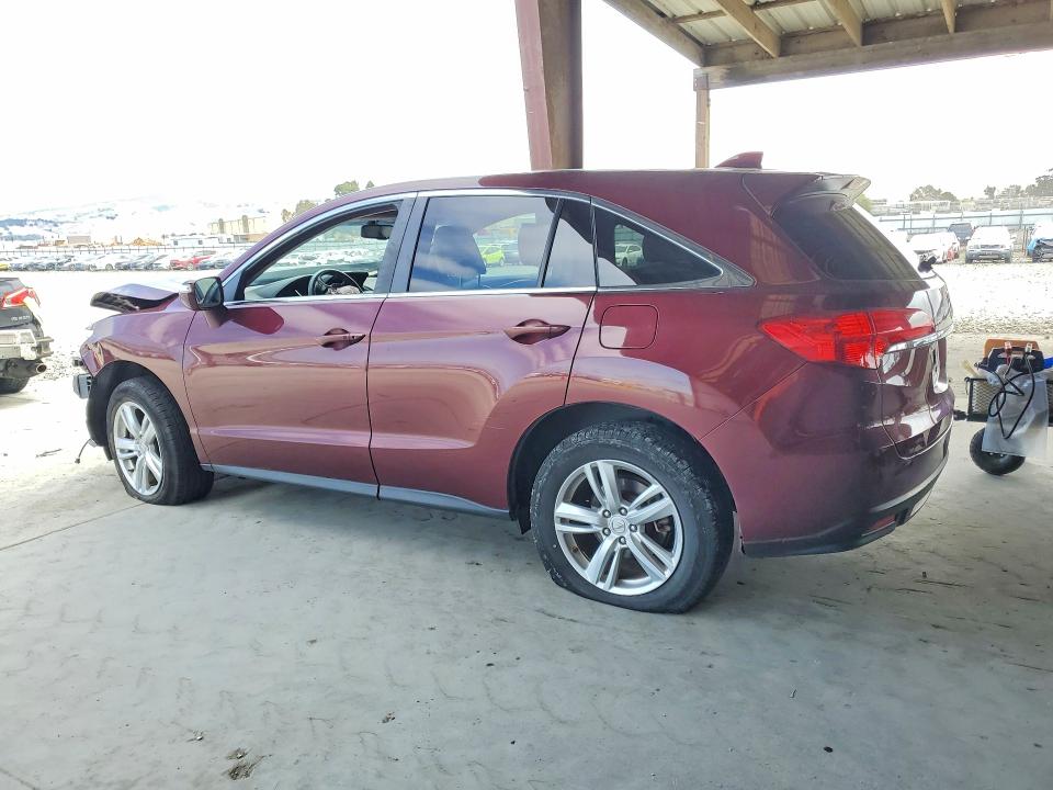 2013 Acura Rdx VIN 5J8TB4H51DL009181 COPART salvage auction — FRONT END, Ca - Salvage Certificate, sold $125 on 2026-07-09 (photo 2)