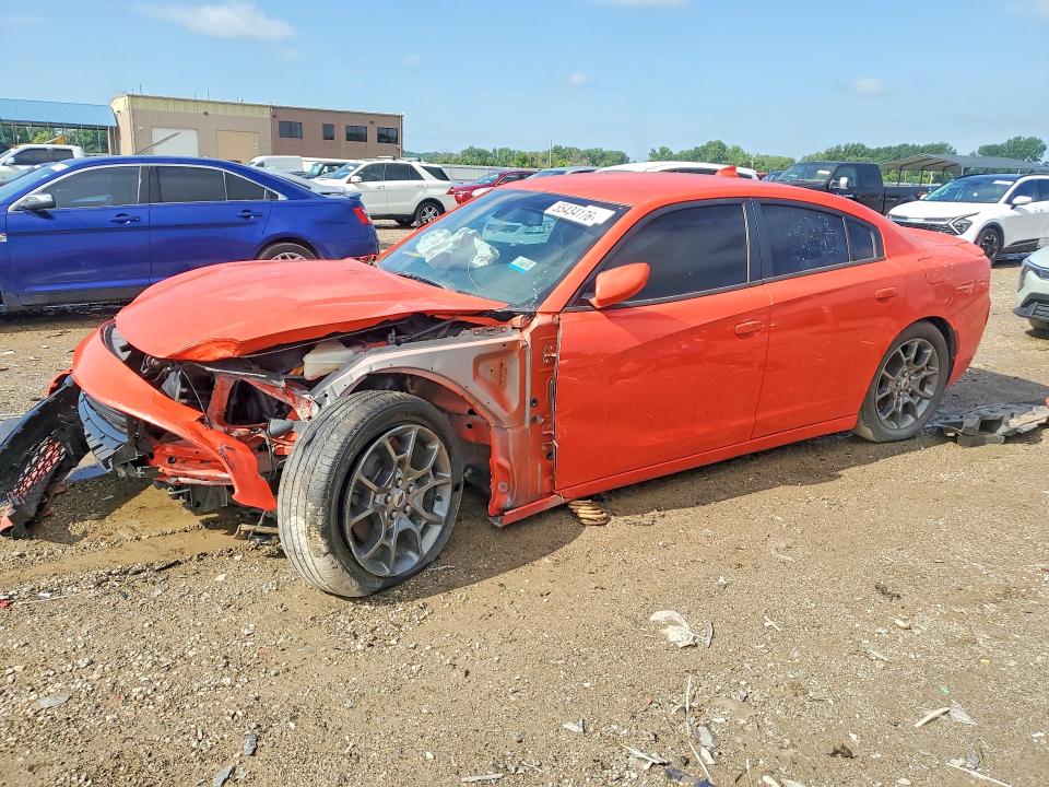 2017 Dodge Charger VIN 2C3CDXJG9HH515936 COPART salvage auction — FRONT END, Ks - Certificate Of Title, sold $2,450 on 2026-07-02 (photo 1)