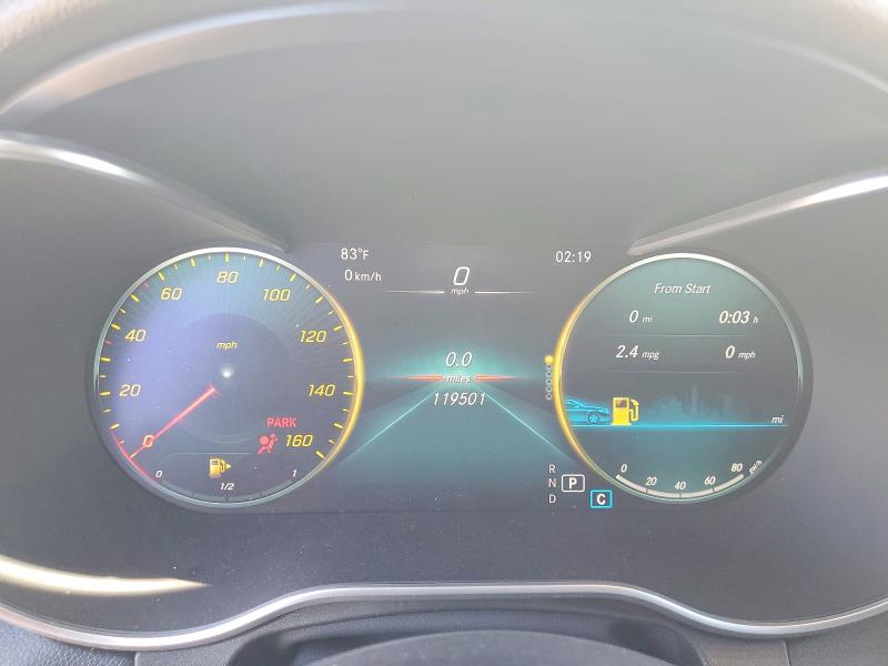 2020 Mercedes-benz Glc VIN WDC0G8EB7LF680429 COPART salvage auction — REAR END, Ca - Salvage Certificate, sold $550 on 2026-07-30 (photo 9)