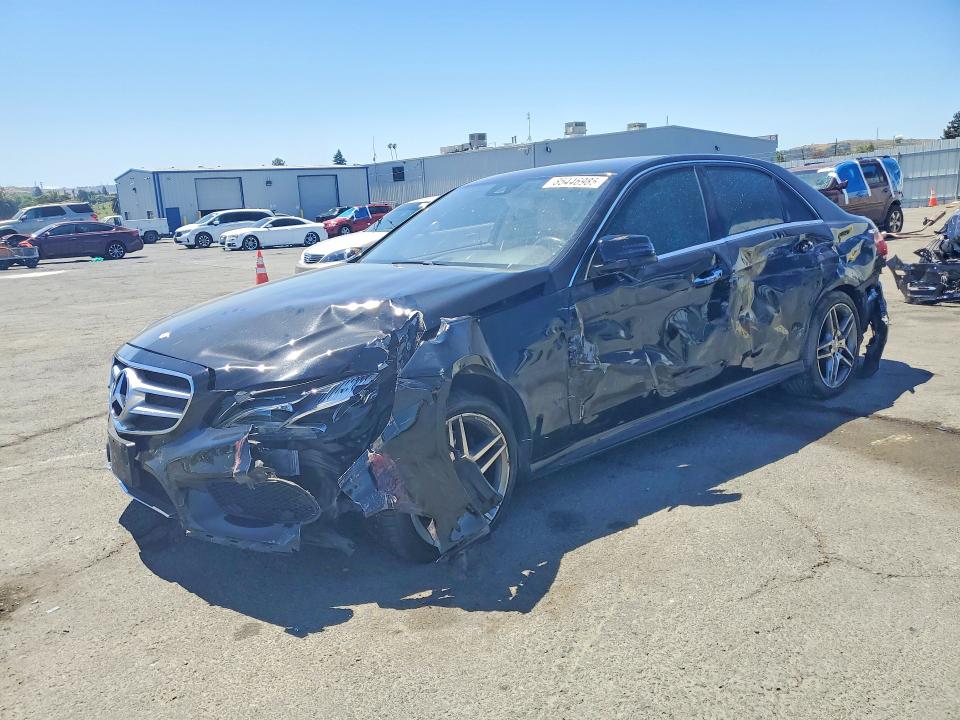 2015 Mercedes-benz E-klasse VIN WDDHF8JB0FB106421 COPART salvage auction — SIDE, Salvage Title, sold $2,000 on 2026-07-17 (photo 1)