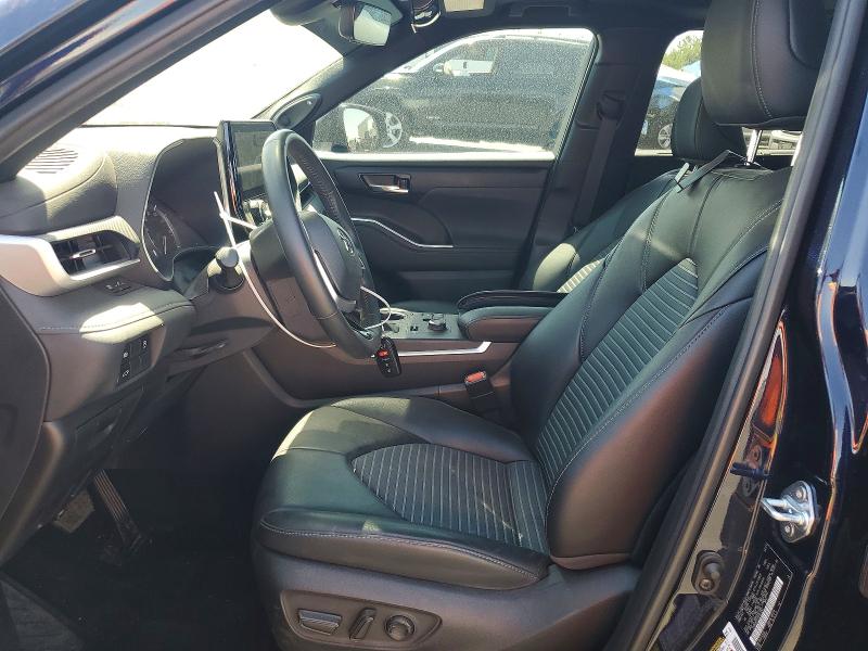 2024 Toyota Highlander VIN 5TDKDRBH1RS557062 COPART salvage auction — FRONT END, Ca - Salvage Certificate, sold $13,000 on 2026-07-06 (photo 7)