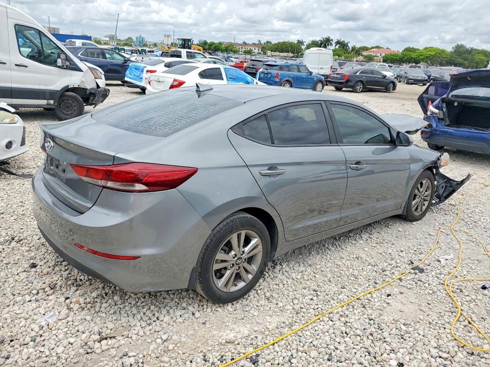 2018 Hyundai Elantra VIN KMHD84LF8JU594943 COPART salvage auction — FRONT END, Fl - Cert Of Title Slvg Rebuildable, sold $1,550 on 2026-07-24 (photo 3)