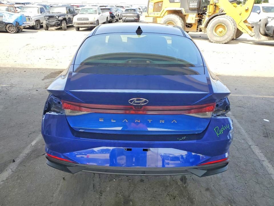 2023 Hyundai Elantra VIN 5NPLM4AG1PH118804 COPART salvage auction — FRONT END, Ca - Salvage Certificate, sold $3,250 on 2026-07-07 (photo 6)