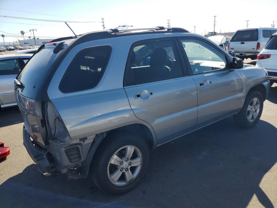 2009 Kia Sportage VIN KNDJF724597591801 COPART salvage auction — REAR END, Ca - Salvage Certificate, sold $950 on 2026-07-15 (photo 3)