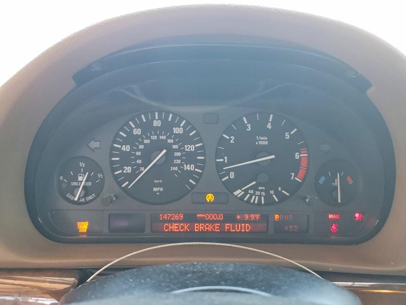 2001 BMW 7 series VIN WBAGH83421DP19651 COPART salvage auction — MINOR DENT/SCRATCHES, TX - SALVAGE VEHICLE TITLE, sold $225 on 2026-09-03 (photo 9)
