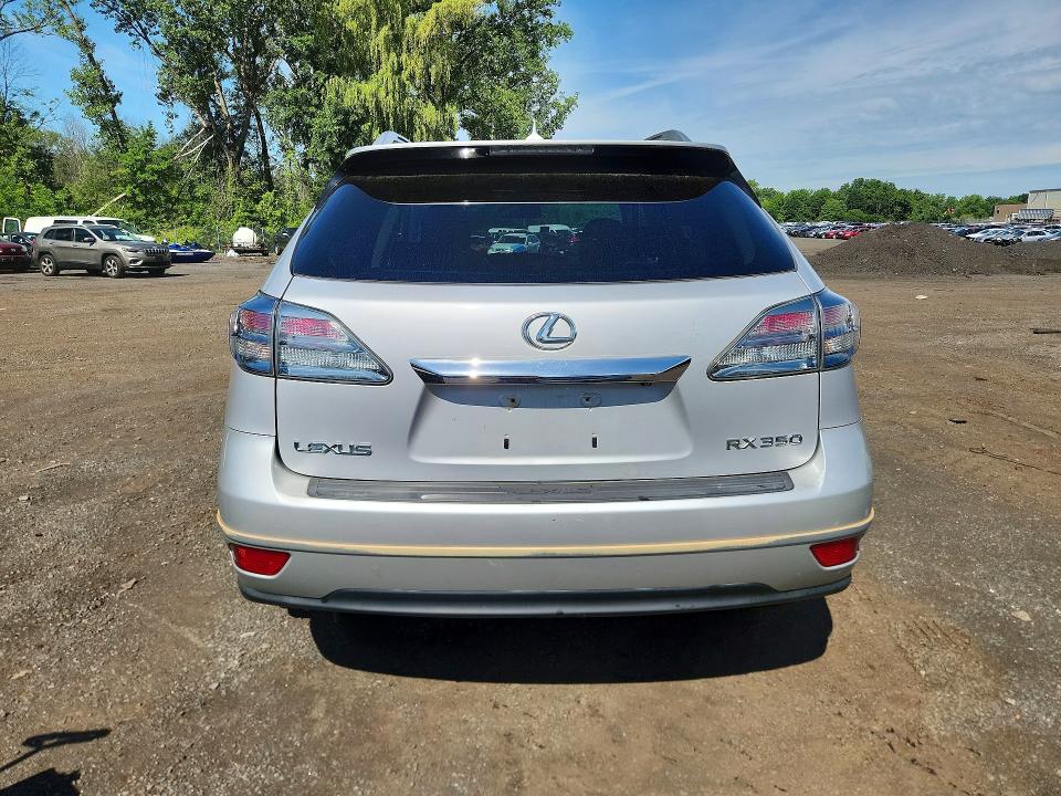 2010 Lexus Rx 350 VIN 2T2BK1BA3AC066186 COPART salvage auction — SIDE, CT - CERT OF TITLE-PARTS ONLY SALVA, sold $2,600 on 2026-07-10 (photo 6)