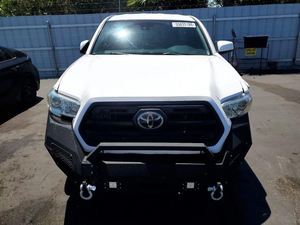 2018 Toyota Tacoma VIN 5TFRX5GN3JX104296 COPART salvage auction — FRONT END, CA - SALVAGE CERTIFICATE, sold $6,700 on 2026-07-14 (photo 5)