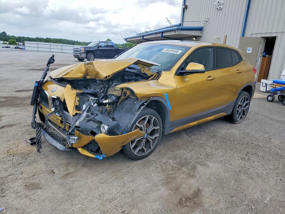 2018 BMW X2 VIN WBXYJ5C35JEF73683 COPART salvage auction — FRONT END, Tn - Salvage Certificate, sold $1,650 on 2026-07-16 (photo 1)