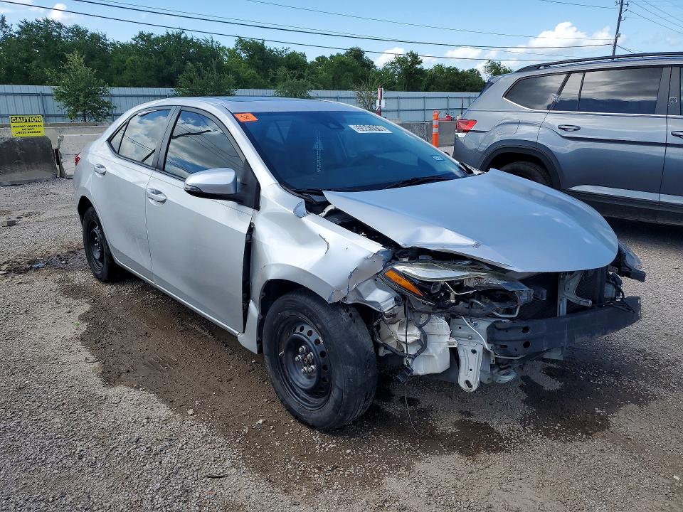 2018 Toyota Corolla VIN 5YFBURHE1JP749270 COPART salvage auction — FRONT END, TX - CERTIFICATE OF TITLE, sold $2,550 on 2026-07-28 (photo 4)