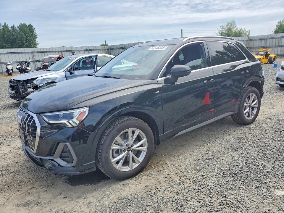 2025 Audi Q3 VIN WA1DECF3XS1088293 COPART salvage auction — REAR END, Wa - Bill Of Sale, sold $17,100 on 2026-07-06 (photo 1)