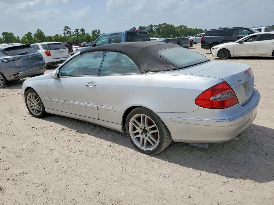 2008 Mercedes-benz Clk-klasse VIN WDBTK56F48F243799 COPART salvage auction — WATER/FLOOD, Tx - Salvage Title-Flood Damage, sold $275 on 2026-07-10 (photo 2)