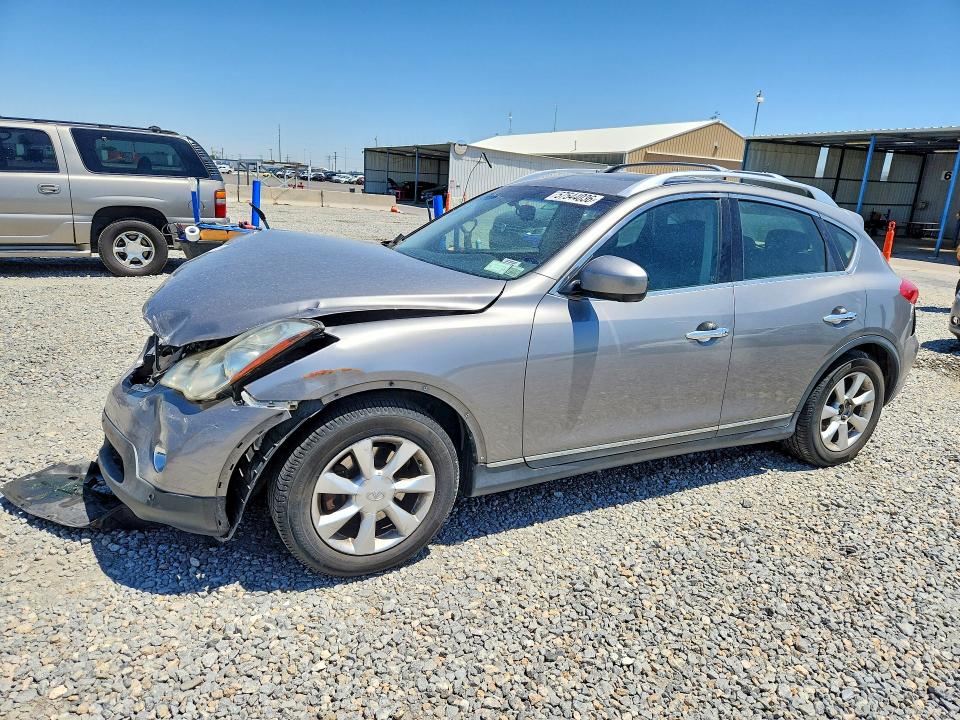2010 Infiniti Ex35 VIN JN1AJ0HR4AM754438 COPART salvage auction — FRONT END, Co - Public - Salvage Title, sold $275 on 2026-07-28 (photo 1)