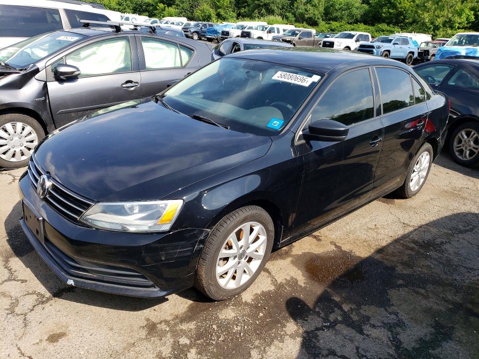 2015 Volkswagen VIN 3VWD17AJ0FM325801 COPART salvage auction — MINOR DENT/SCRATCHES, CT - CERTIFICATE OF TITLE, sold $450 on 2026-07-02 (photo 1)