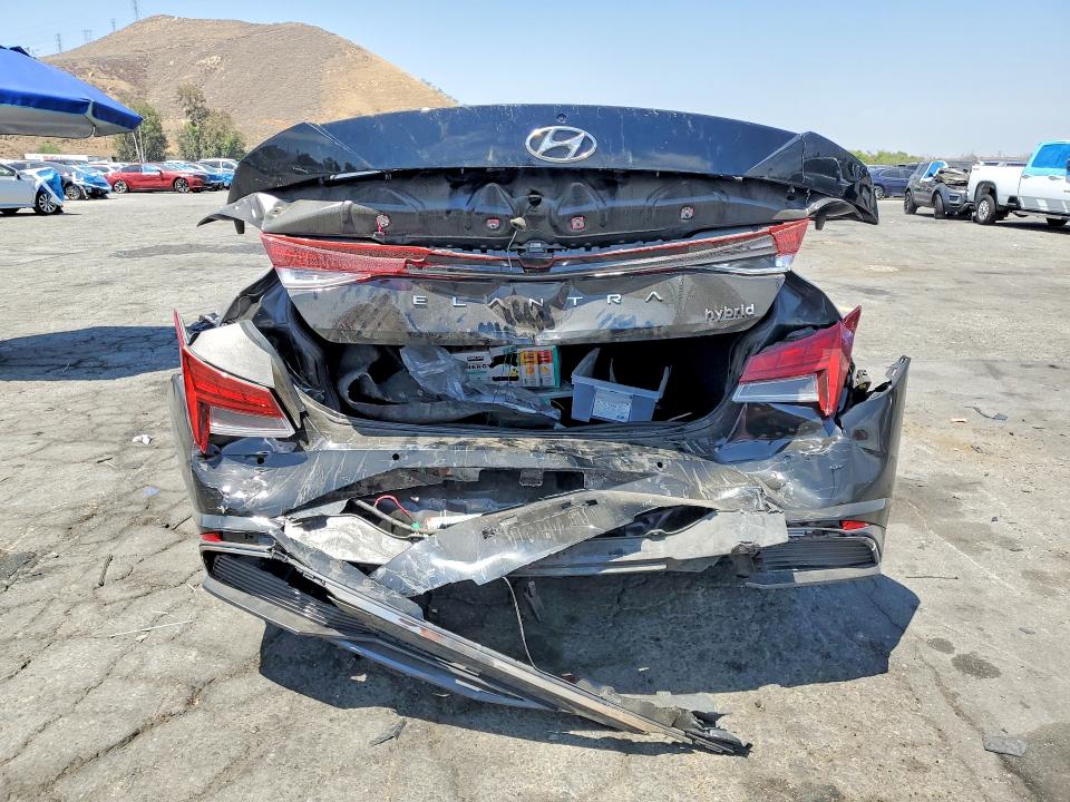 2023 Hyundai Elantra VIN KMHLN4AJXPU084209 COPART salvage auction — REAR END, Ca - Salvage Certificate, sold $3,400 on 2026-07-13 (photo 6)